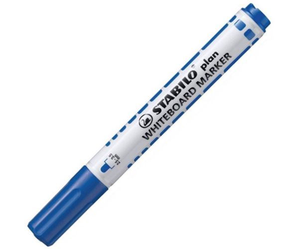 Stabilo: Plan WhiteBoard marker culoarea albastră