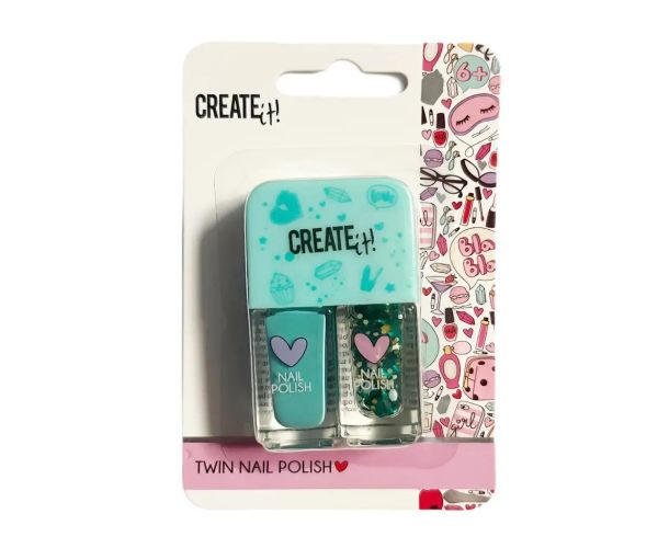 Canenco: Create It! set de ojă turcoaz, 2 bucăți