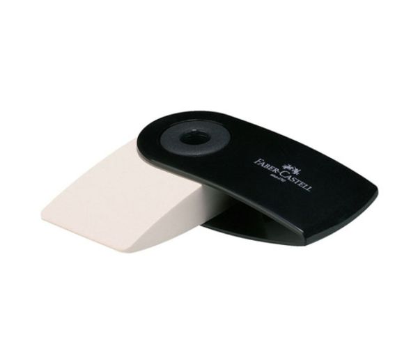 Faber-Castell: Sleeve mini radieră negru