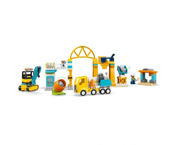 LEGO® DUPLO®: 3 în 1 zonă de construcție și utilaje (10476)