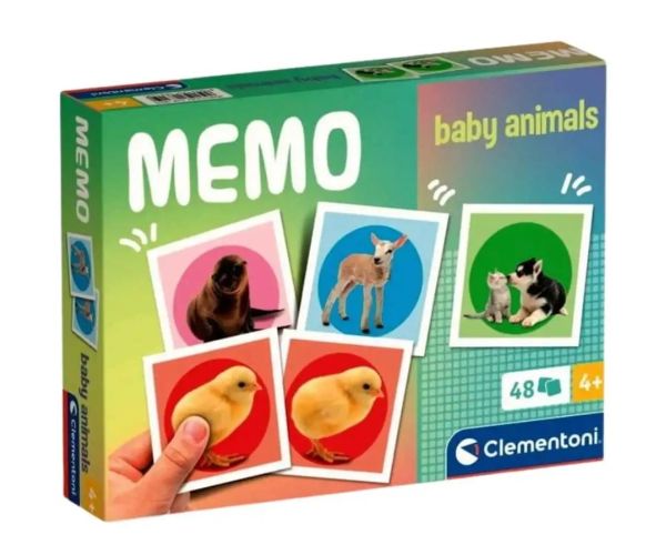 Joc de memorie cu animale, 48 de piese - Clementoni