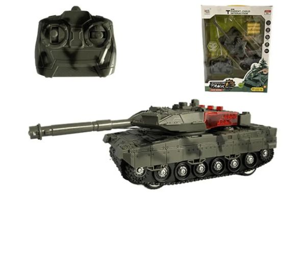 Leopard 2 tanc cu telecomandă RC și efecte de lumină 23cm