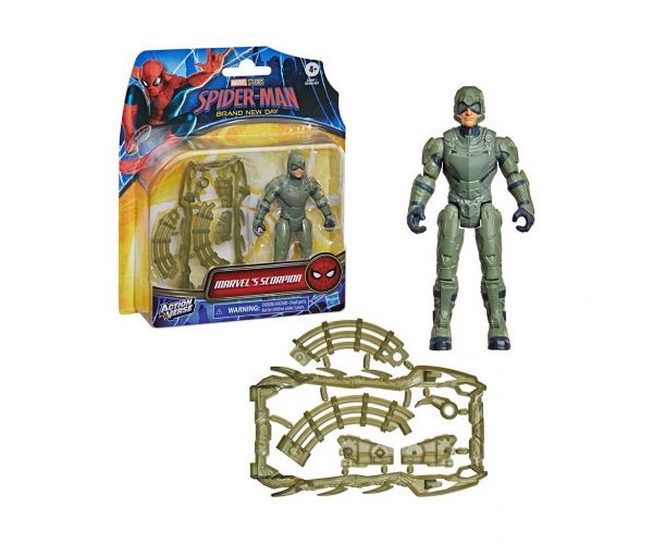 Spider-Man Zi Nouă: Figurina Scorpion cu accesorii 11cm – Hasbro