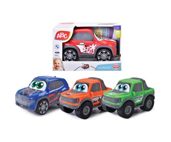 ABC City Runner mașinuță variate, 1 buc - Dickie Toys