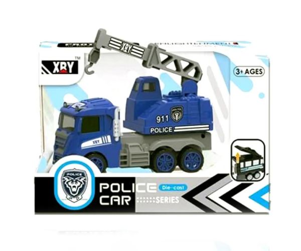 Camion de poliție alb-albastru mai multe variante