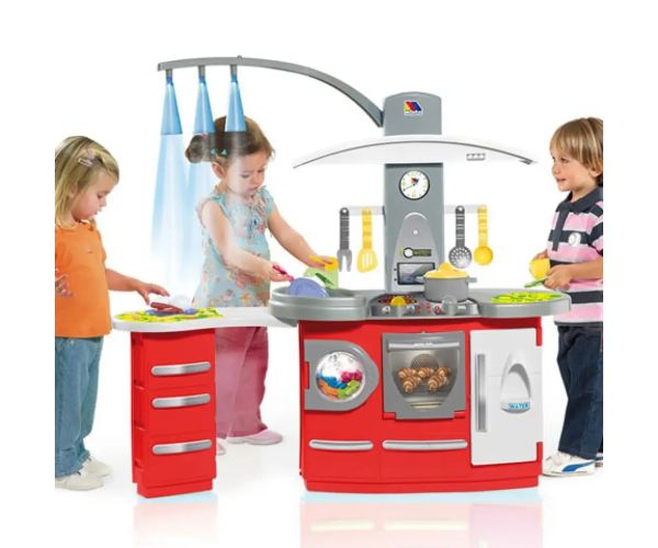 Molto: bucătărie de joacă cu lumină și accesorii 118x34,5x110cm