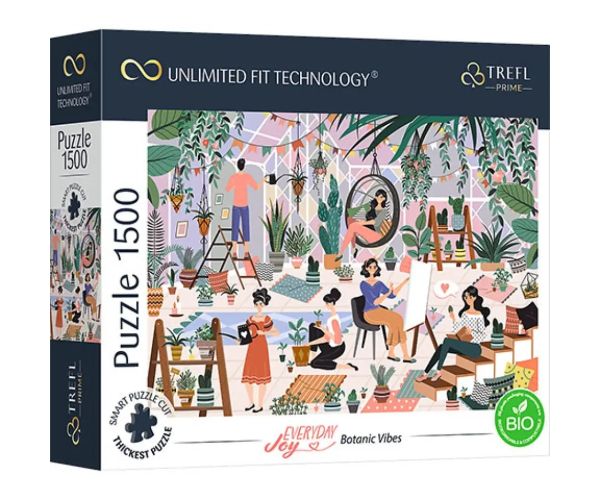 Botanic Vibes 1500 bucăți UFT puzzle - Trefl