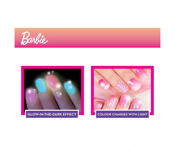Barbie Studio de unghii magic cu schimbare de culoare - Lisciani
