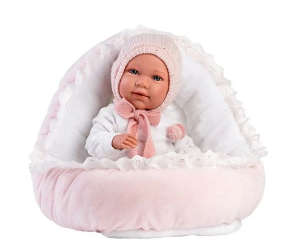 Llorens: Mimi 42cm păpușă care plânge în haine pink