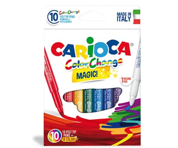 Marker care schimbă culoarea set 9+1 bucată - Carioca