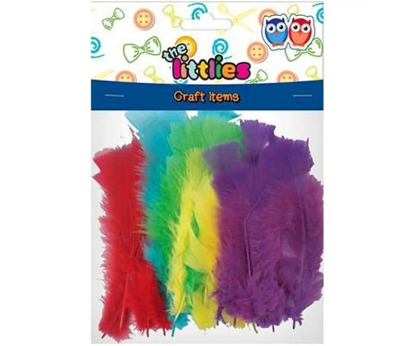 Pachet colorat de pene 30 bucăți