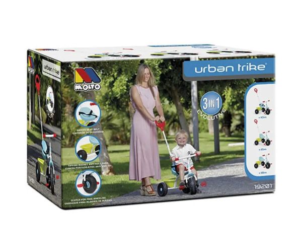 Molto: Urban Trike tricicletă albastră