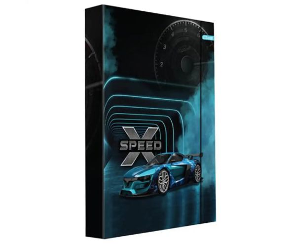 Spirit: X-Speed mașină de sport mapă pentru caiete mărimea A4