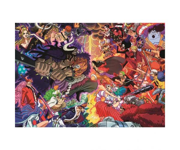 One Piece puzzle compact de 1000 de piese, 70x50cm - Clementoni