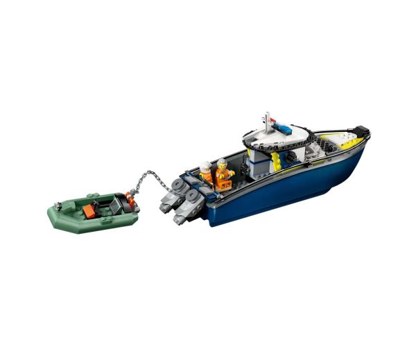 LEGO® City: Urmărire cu barca de poliție (60456)