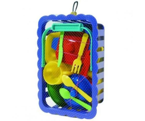 Picnic set de gătit în coș - D-Toys