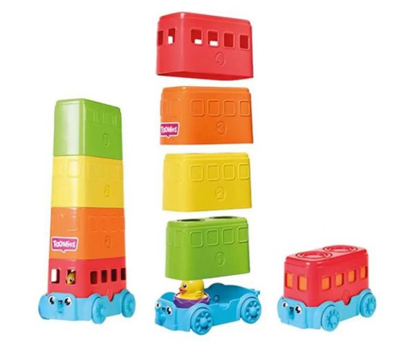 Tomy: Toomies - Autobuz cu etaj set de joacă