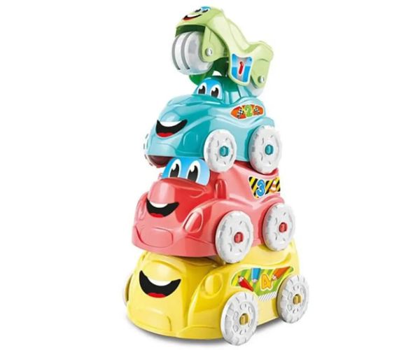 Vehicule distractive joc creativ pentru bebeluși - Clementoni baby
