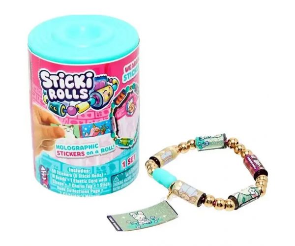 Sticki Rolls: Brățară surpriză cu autocolante în capsulă