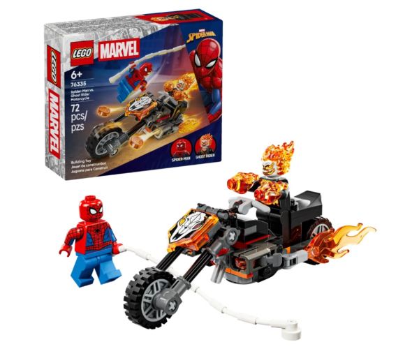 LEGO® Marvel: Spider-Man împotriva Fantomei pe motocicletă (76335)