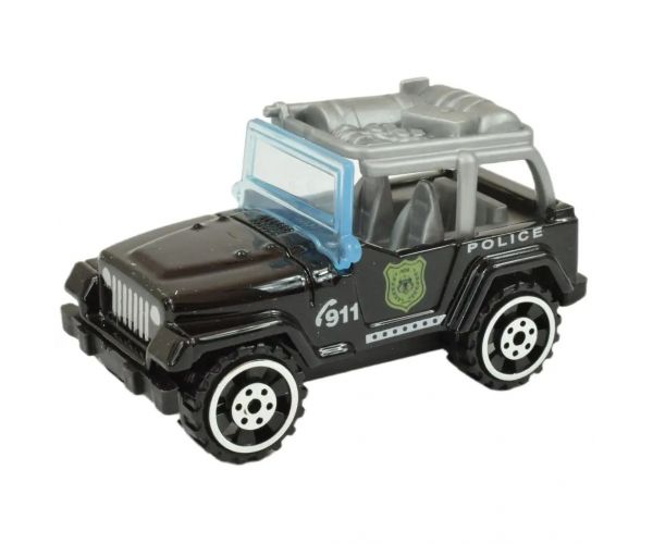 World of Trucks: Mașină de poliție 7 cm în diferite versiuni