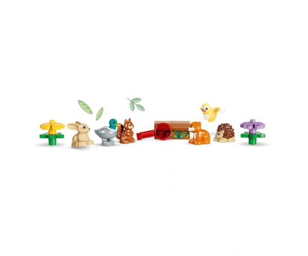 LEGO® DUPLO®: Pădure aventuroasă cu animale sălbatice (10480)