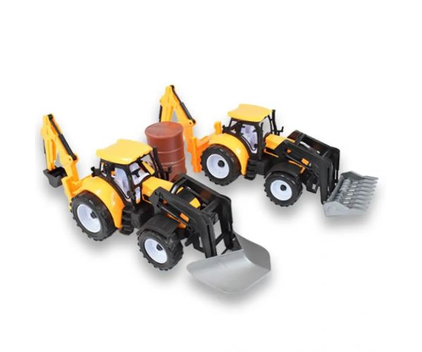 Engineering Truck: Masina de lucru tractor buldoexcavator in doua versiuni 39cm