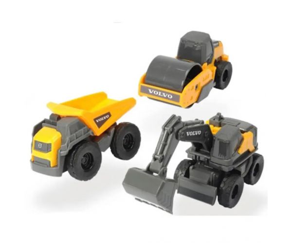 Volvo vehicule de construcții set 3 bucăți două variante - Dickie Toys