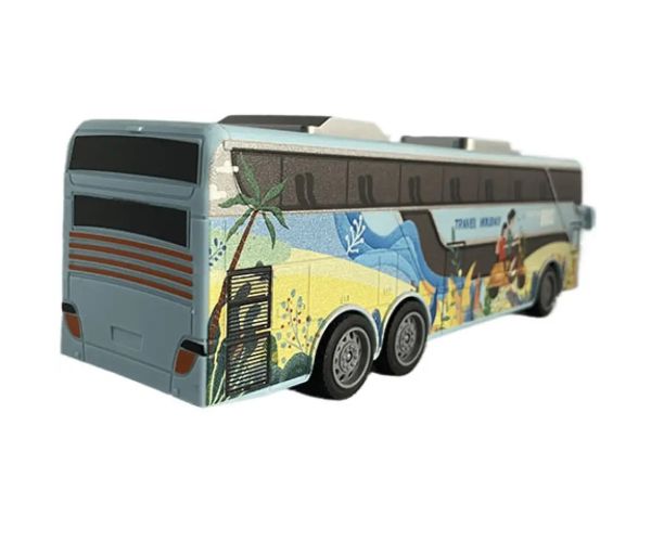 Travel Holiday City Bus cu telecomandă RC cu lumină 27MHz scara 1/32 25cm