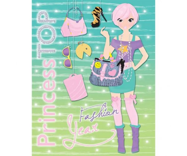 Princess TOP - Caiet de modă cu autocolante