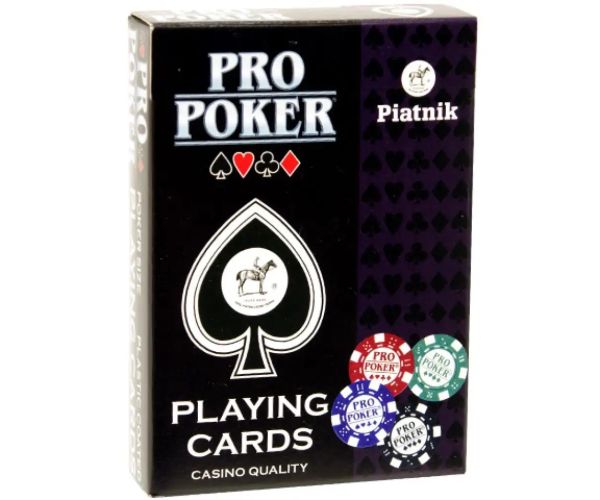 PRO Poker Club cărți de joc poker (1x55 foi) - Piatnik
