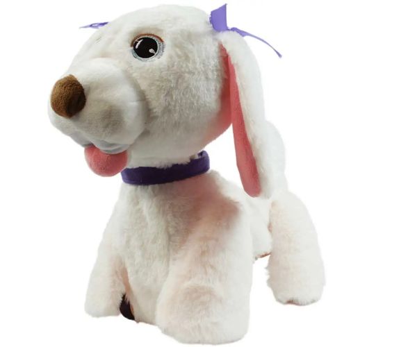 RC Cute Pet: câine interactiv de pluș Labrador cu telecomandă și accesorii 2.4GHz 40cm