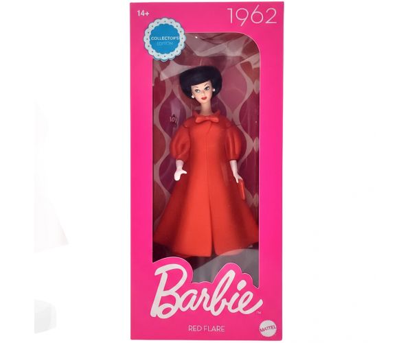 Barbie Red Flare 1962 figură de colecție 15cm