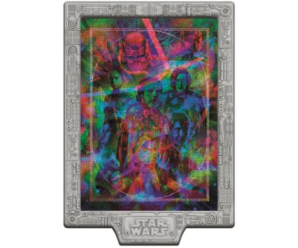 Star Wars Episodul Metamorfic VII-VIII-IX puzzle de 520 de piese cu ramă și iluminare RGB LED - Clementoni