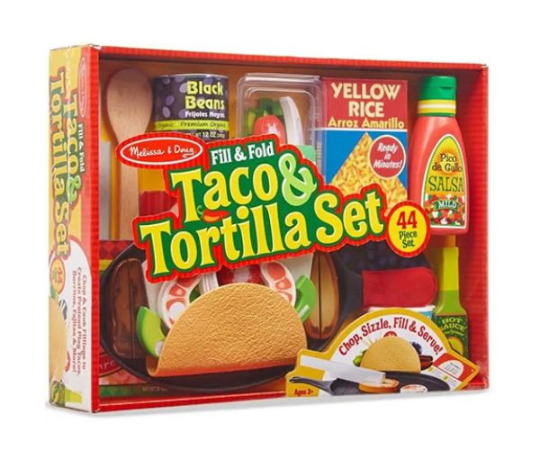 Fill & Fold Taco și Tortilla set de joacă - Melissa & Doug