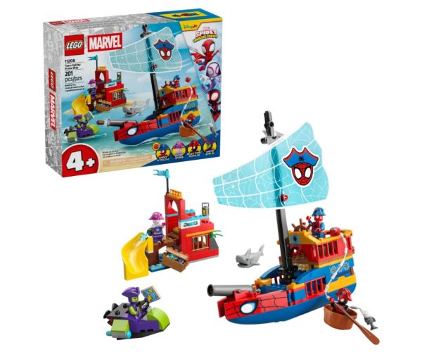 LEGO® Marvel: Nava pirat a echipei de păianjeni (11208)