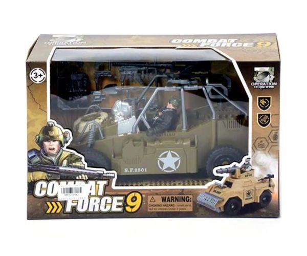 Vehicul militar de luptă cu figurină