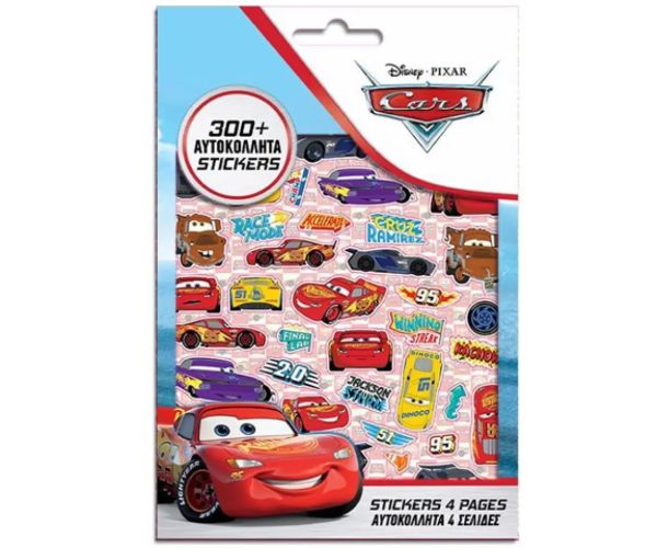 Disney: Cars 300 bucăți set abțibild