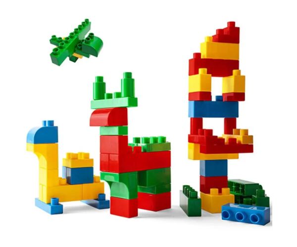 Kids Bloks elemente de construcții 50 bucăți set - Wader