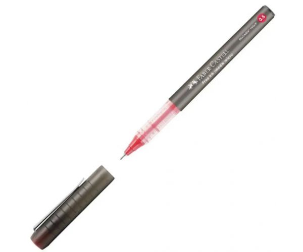 Faber-Castell: Needle roller pix 0,5mm culoarea roșu