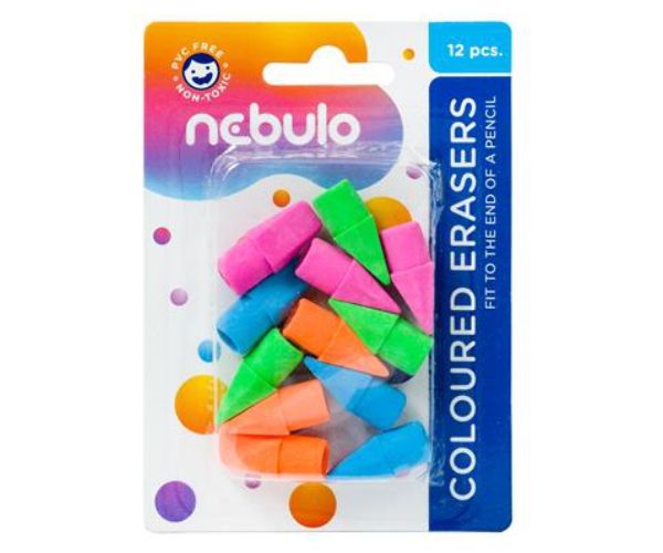 Nebulo: Set de 12 radere cu vârf de creion colorat