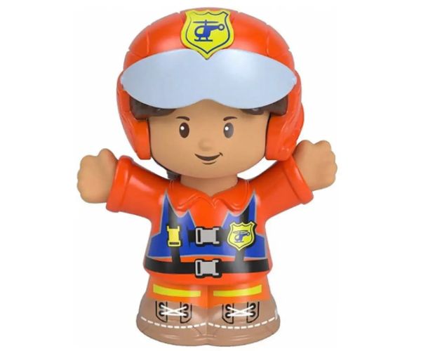 Fisher-Price: Little People Louis pilot figură - Mattel