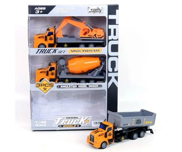 Set camion construcție 3 bucăți 1:48