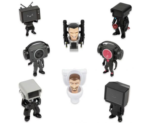 Set mini-figurină surpriză Skibidi Toilet WC 1 buc