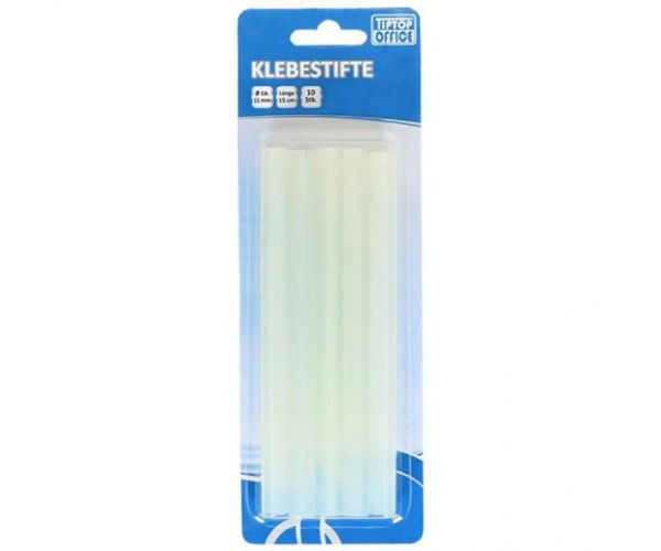 Spirit: pistol de lipici rezervă tub transparentă 15cm pachet 10 bucăți