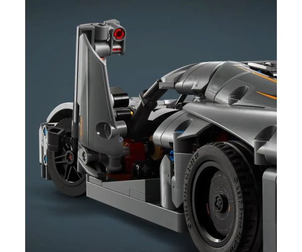 LEGO® Technic: Koenigsegg Jesko Absolut mașină hiper gri (42173)