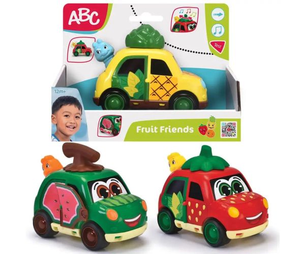 ABC Fruit Friend mașini de fructe cu sunet în mai multe versiuni - Simba Toys 