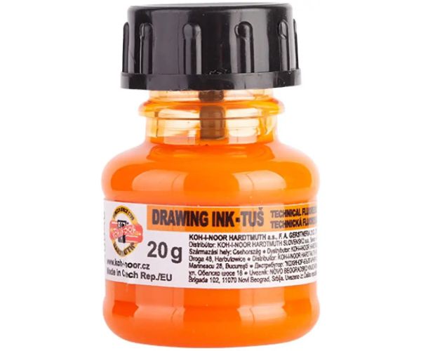 ICO: Koh-I-Noor V0141790102LP neon portocaliu cerneală 20 grame