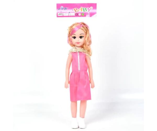 Păpușă în haine culoarea pink 46cm mărime