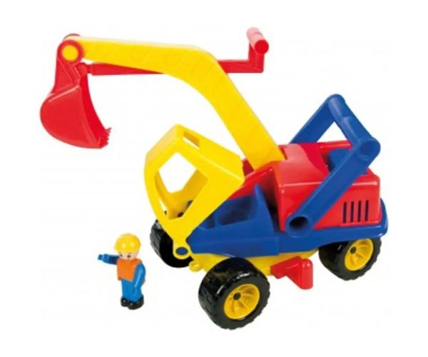 LENA: Actives vehicul de construcţie cu figurină 35cm